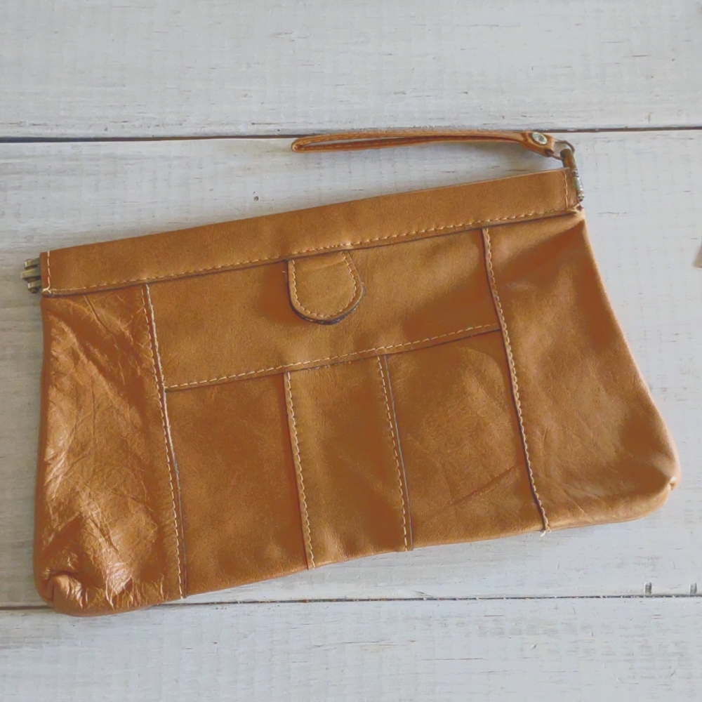 Vintage Leather Clutch Purse